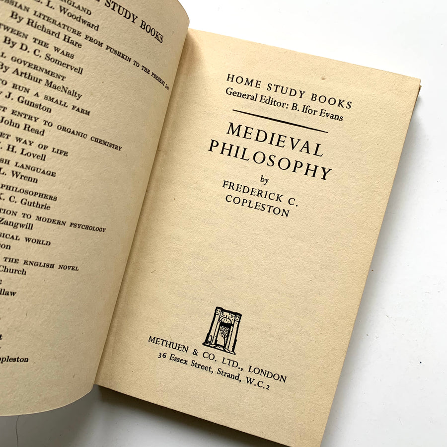 1952 - Medieval Philosophy, First Edition
