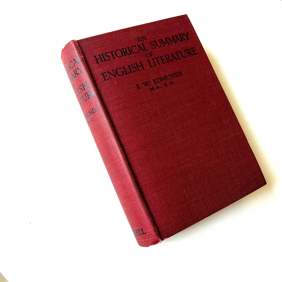 1920 The Historical Summary Of English Literature Honey Bee Mill 1920-the-historical-summary-of-english-literature-honey-bee-mill