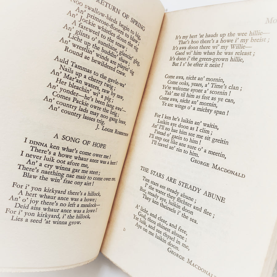 1931 - A Scots Garland, An Anthology of Scottish Vernacular Verse