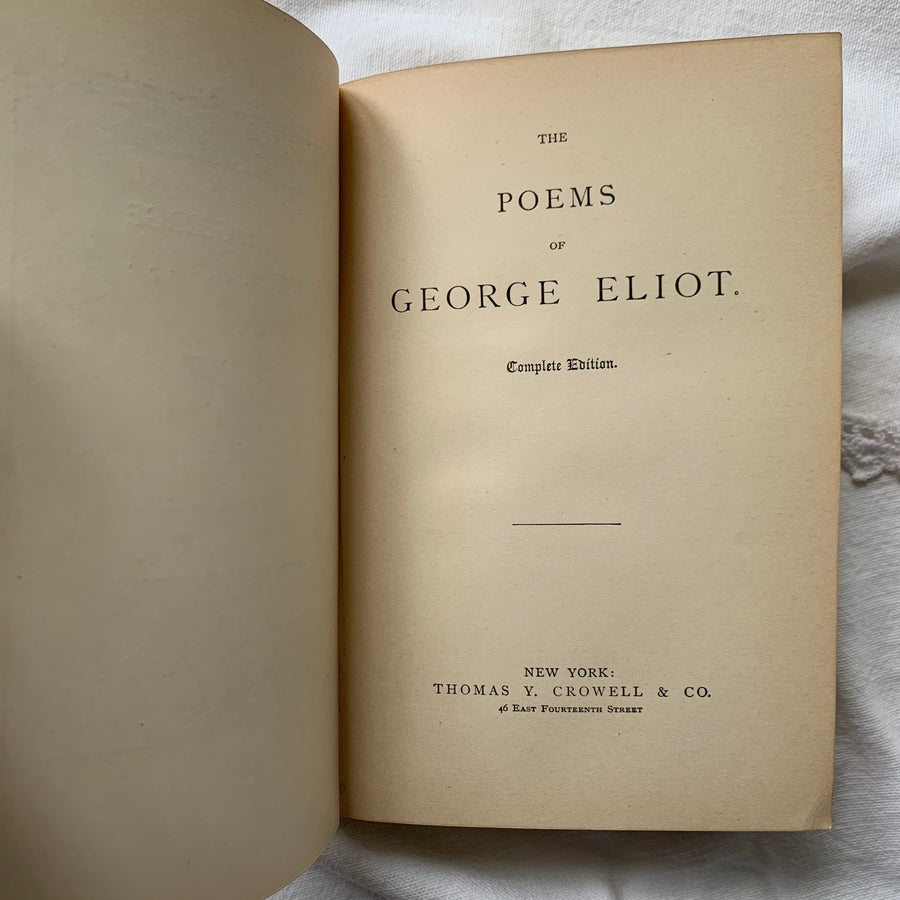 c. 1885 - The Poetical Works of George Eliot
