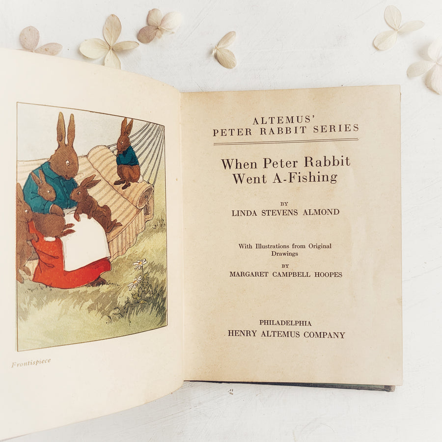 1923- When Peter Rabbit Went A-Fishing, Henry Altemus