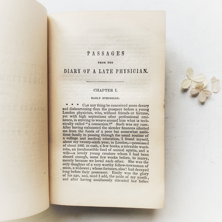 1868 - Passages From the Diary of a Late Physician