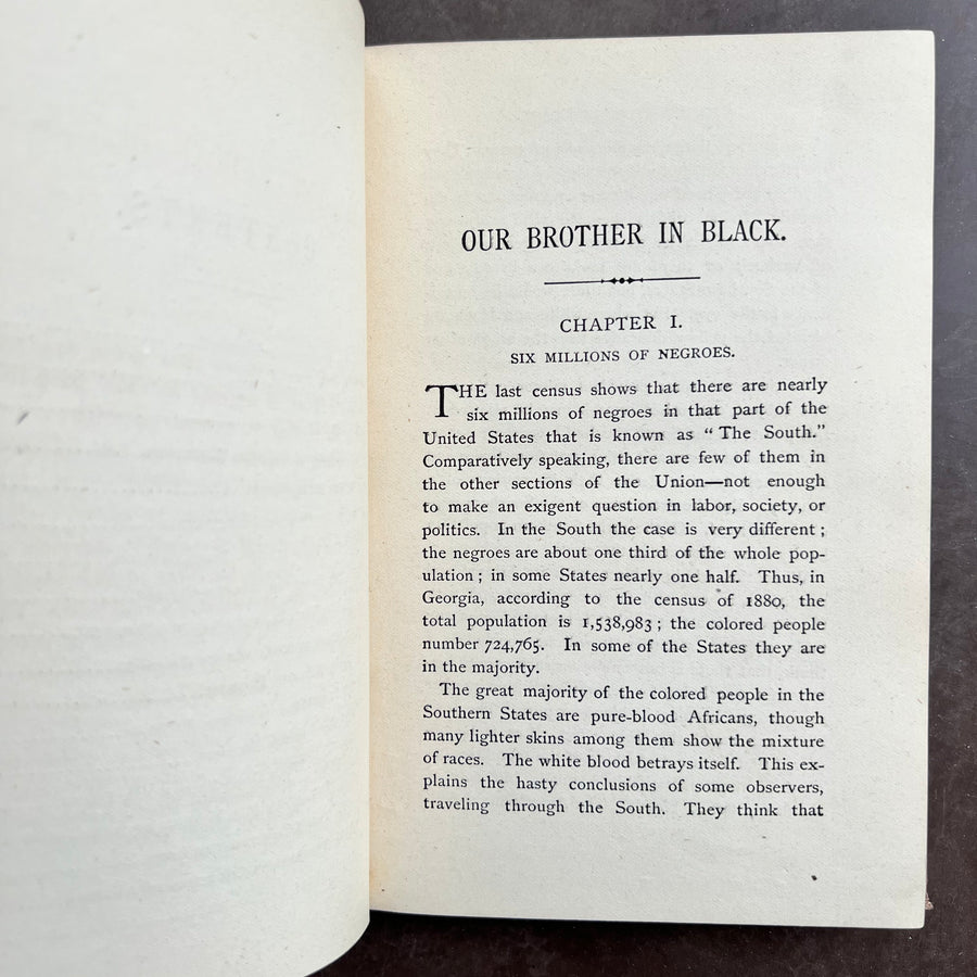 1881 - Our Brother in Black, First Edition