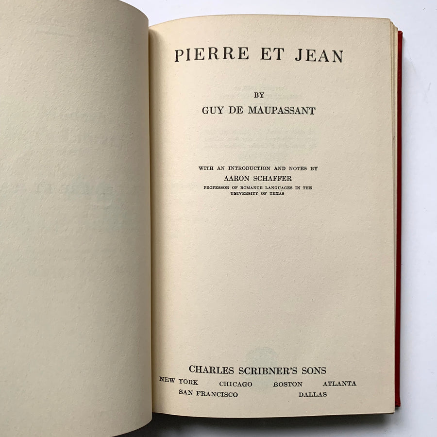 1936 - Pierre Et Jean