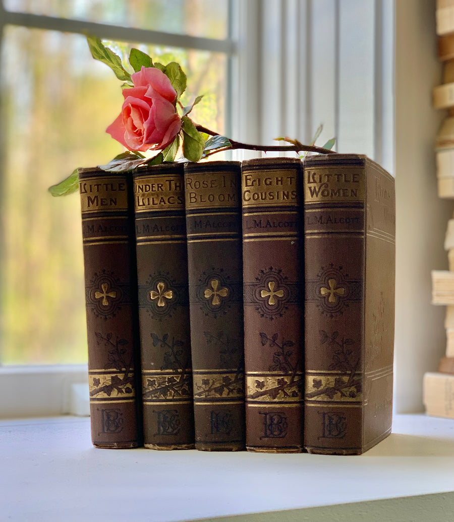 1920 - Louisa M. Alcott Novels- Sold Individually;  Including Little Women, Little Men, Under The Lilacs, Rose In Bloom & Eight Cousins