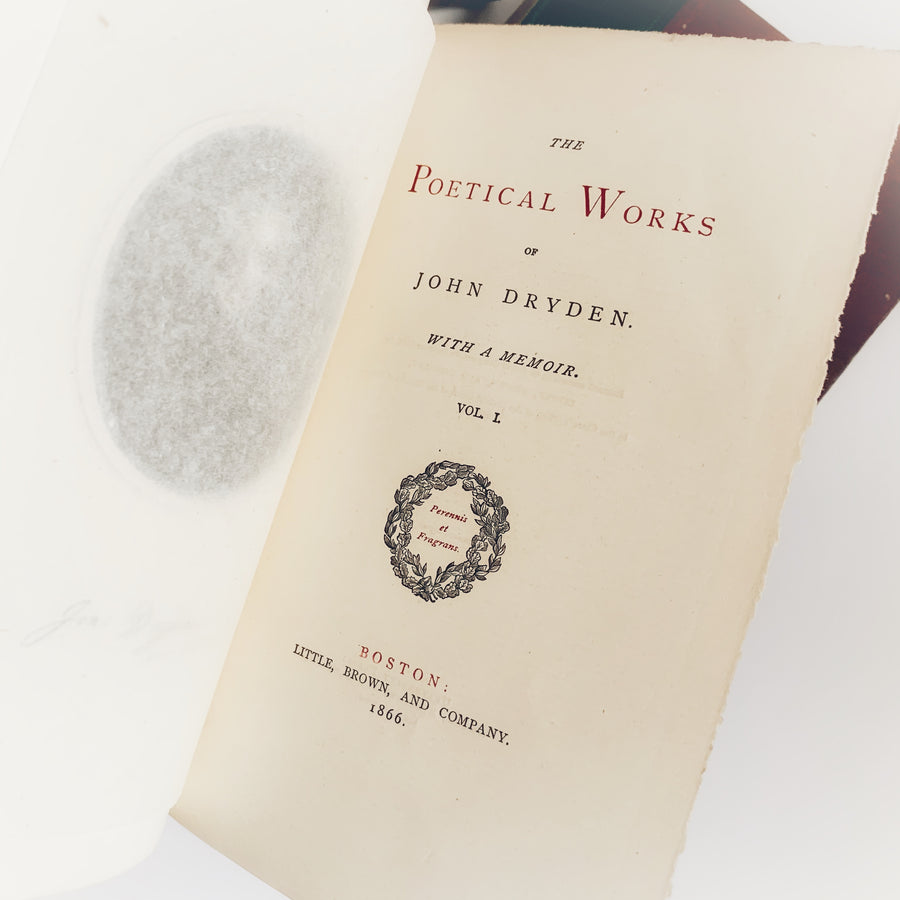 1866 - The British Poets, The Poetical Works of John Dryden
