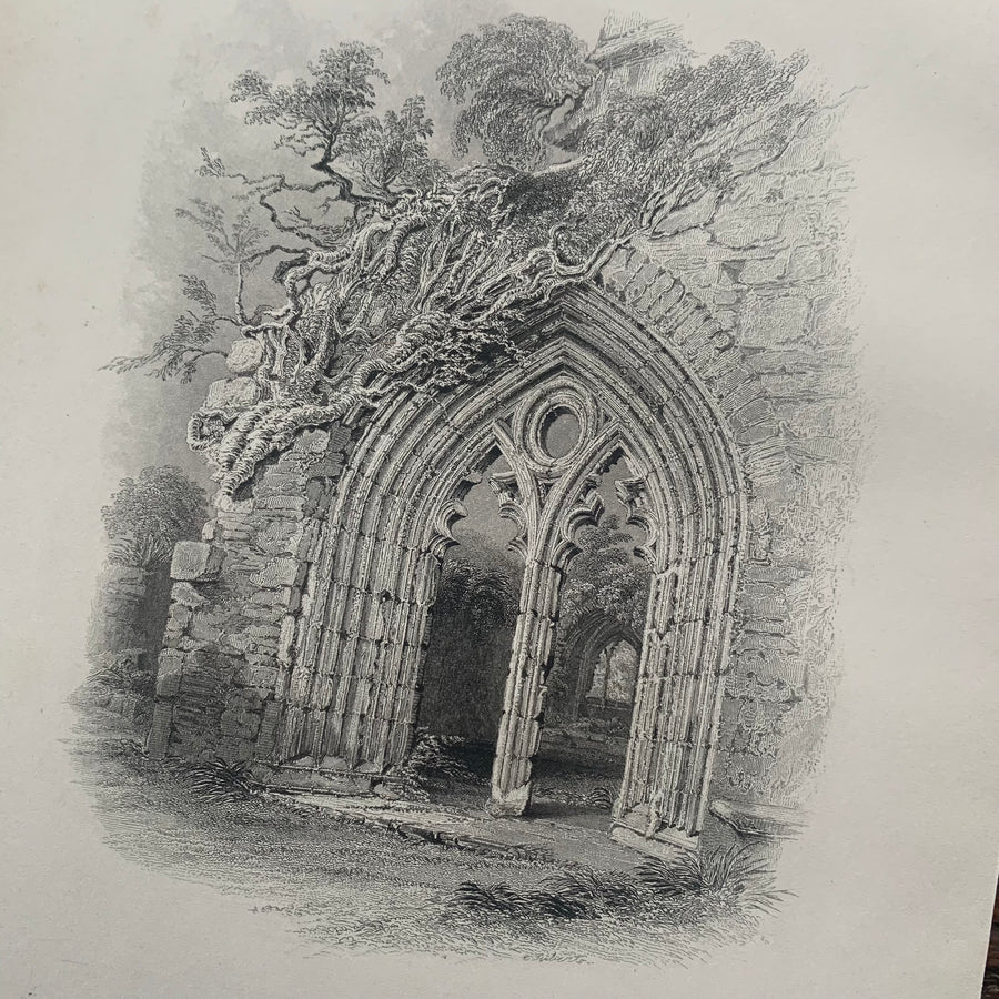 1895 - The Door from Cloister into Sacristy, Engraving