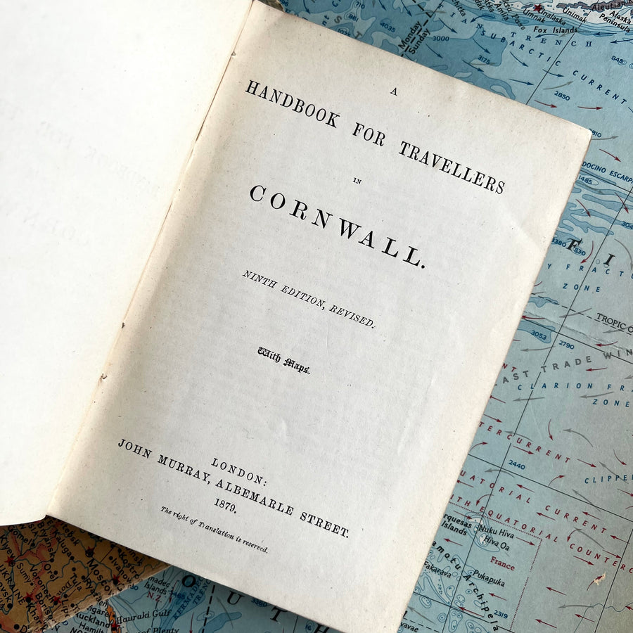 1879 - Murray’s Cornwall; A Handbook For Travelers in Cornwall