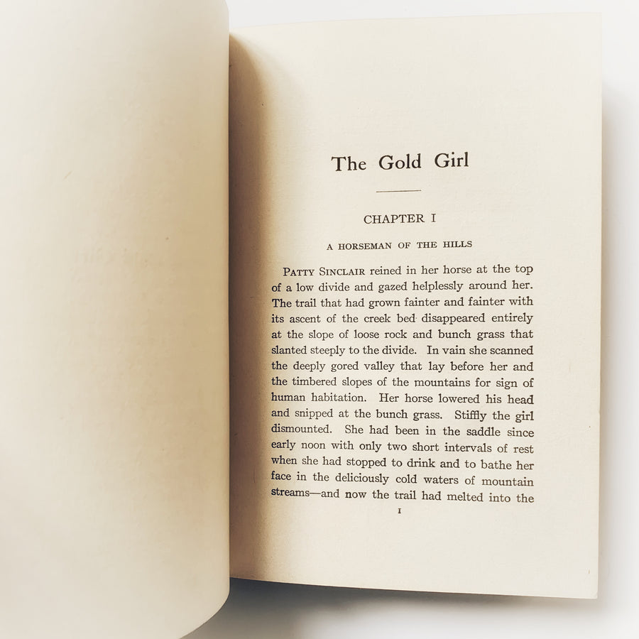 1920 - The Gold Girl, First Edition