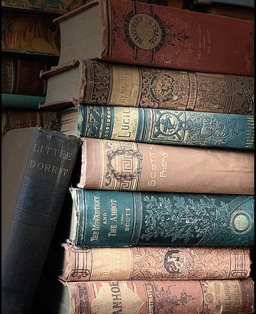 Antique Decorative Book Collection