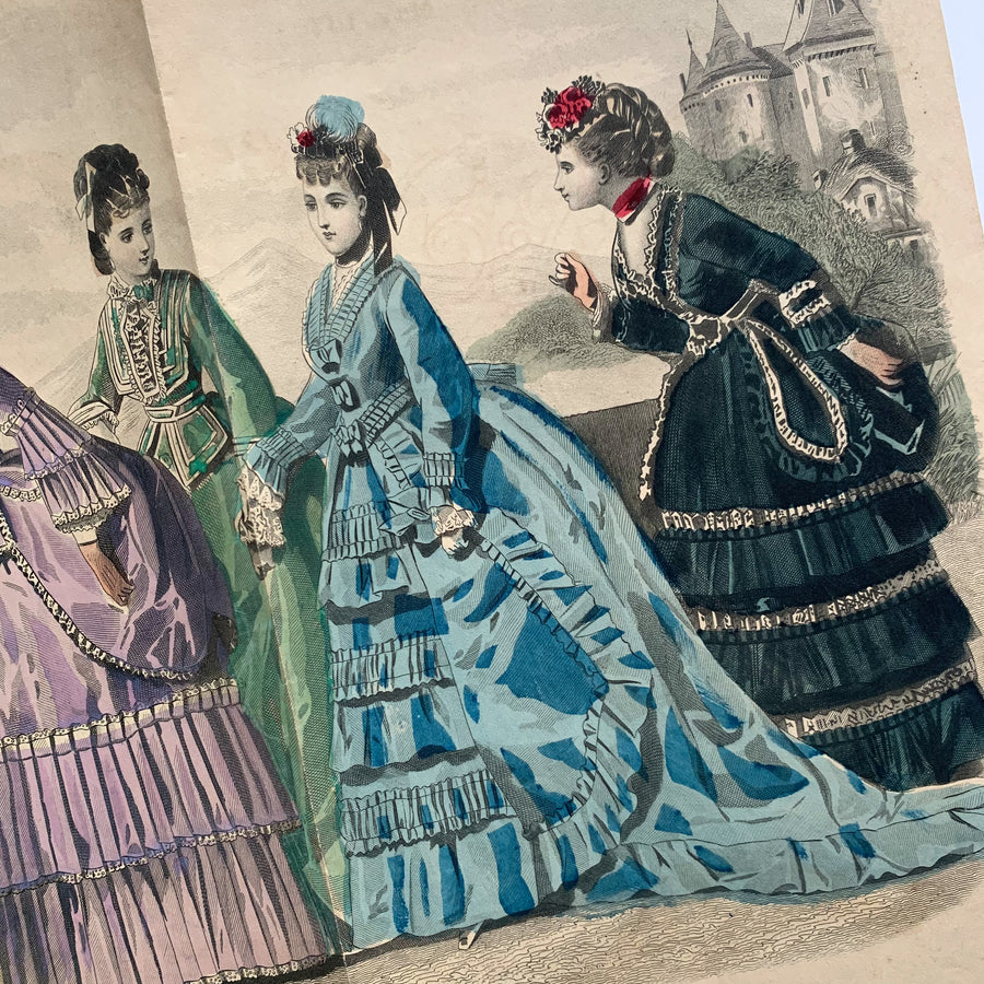 Antiquarian Ladies Fashion Book Plate, #2