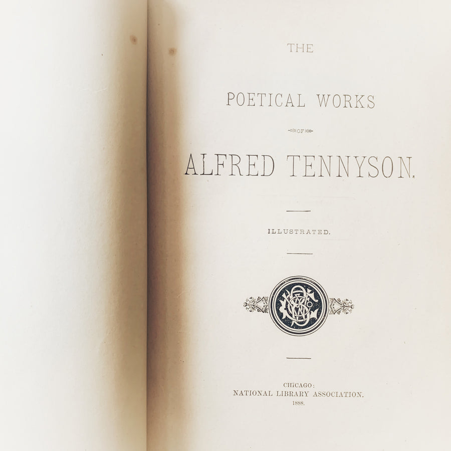 1888 - The Poetical Works of Alfred Tennyson, First Edition