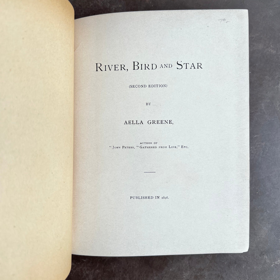 1896 - River, Bird, and Star