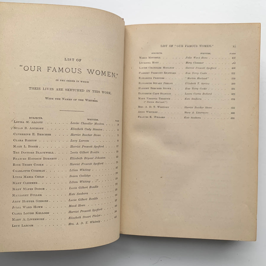 1894 - Our Famous Women, An Authorized Record of the Lives and Deeds of Distinguished American Women of Our Times