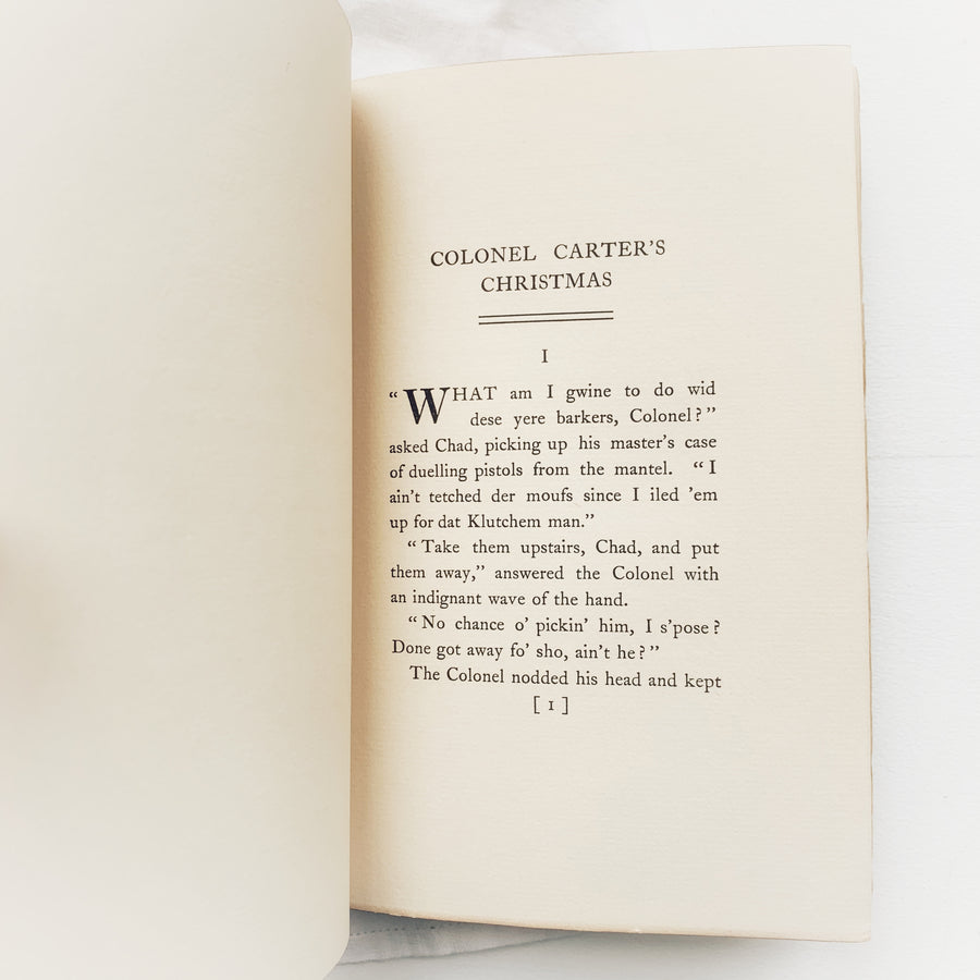 1903 - Colonel Carter’s Christmas, First Edition