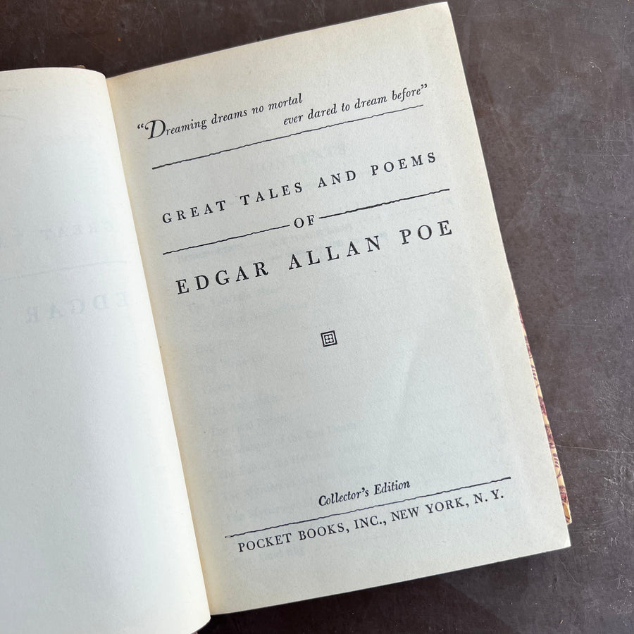 1951 - Great Tales and Poems of Edgar Allan Poe