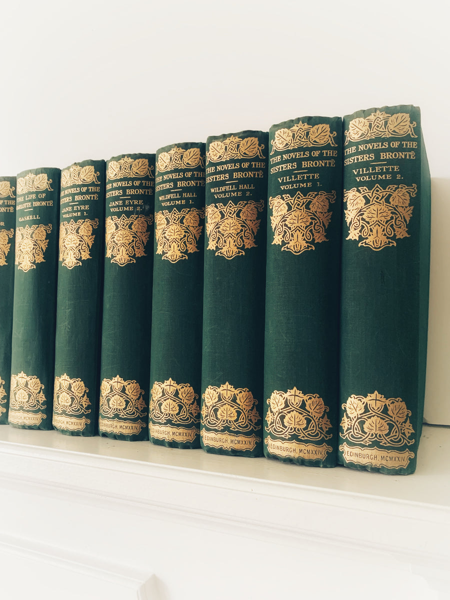 1924 - The Novels of Sisters Bronte, Complete Twelve Volume Set