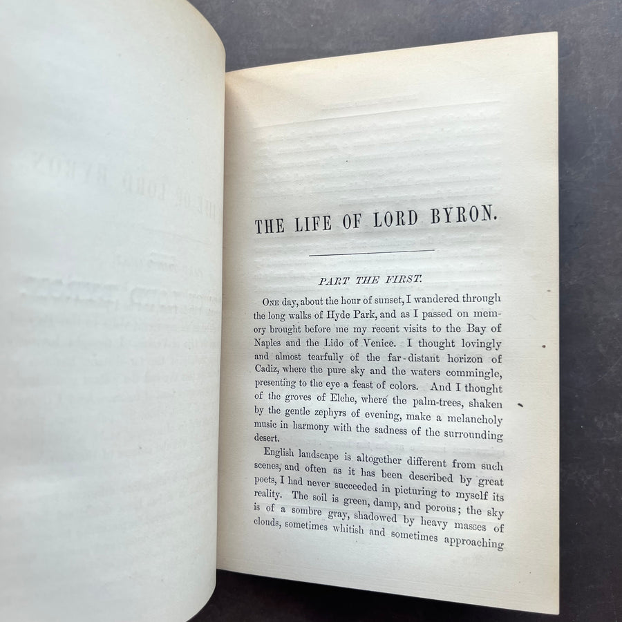 1876 - Life of Lord Byron and Other Sketches