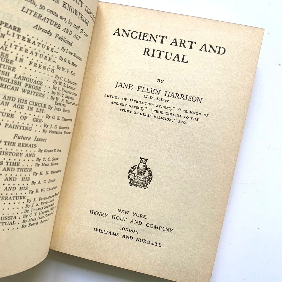 1913 - Ancient Art and Ritual