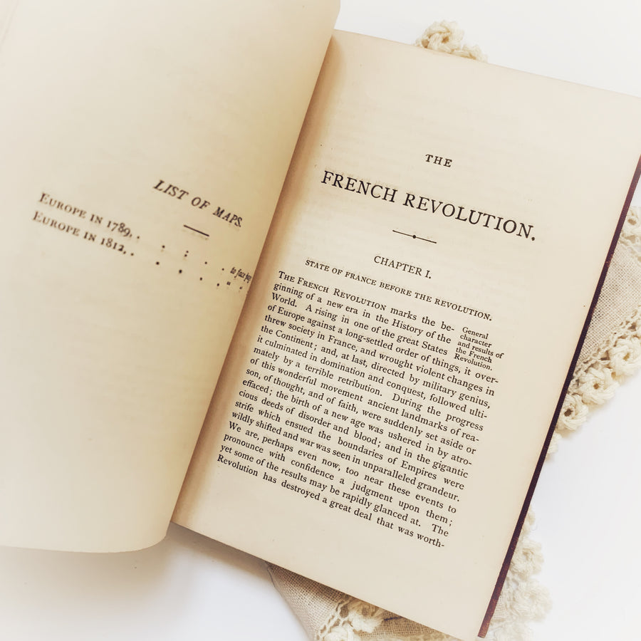 1893 - The French Revolution And First Empire; A Historical Sketch