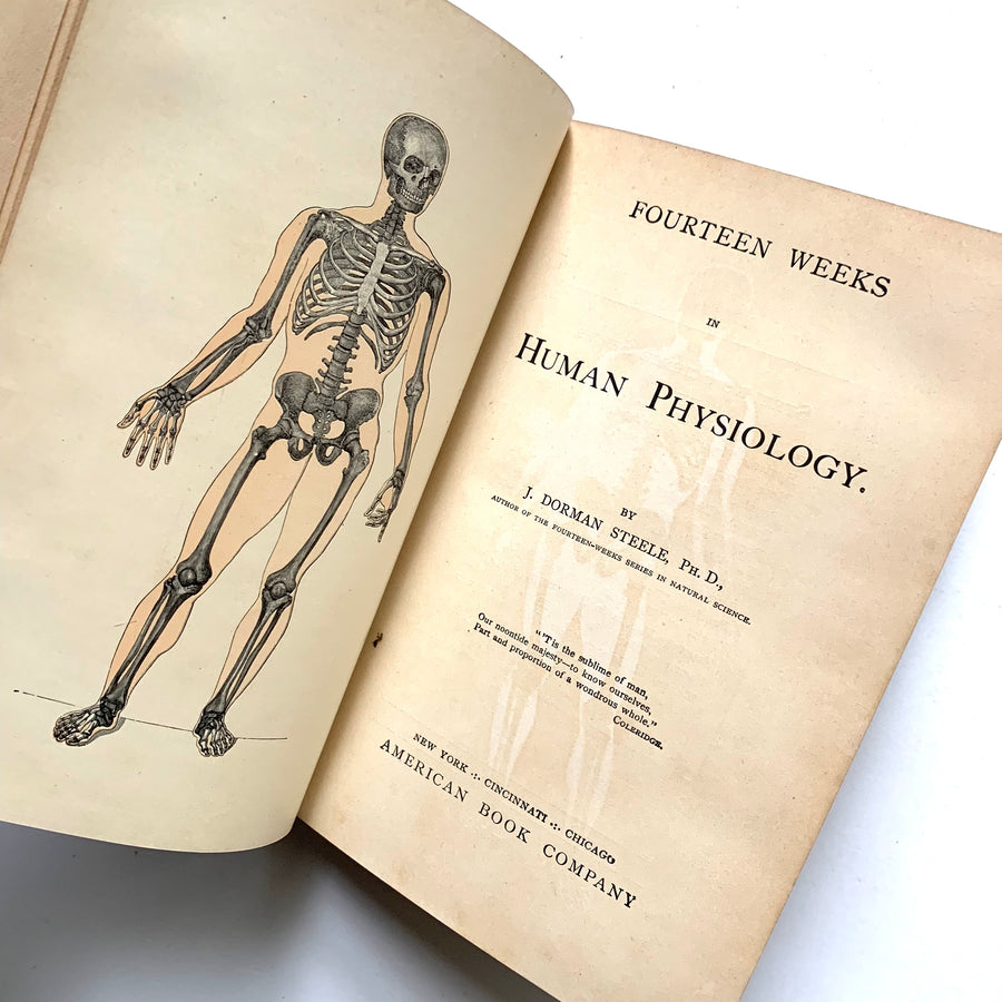 1872 - Fourteen Weeks in Human Physiology, First Edition