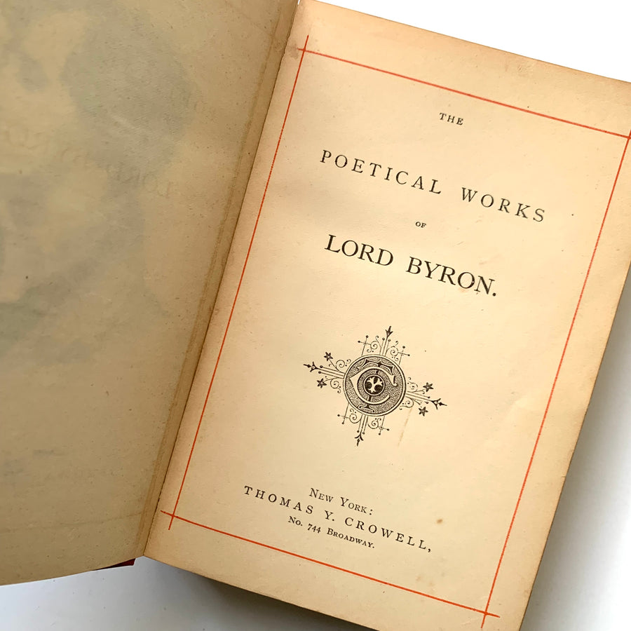 c.1880s - The Poetical Works of Lord Byron