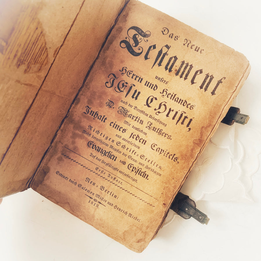 1819 - GERMAN  Bible/ New Testament