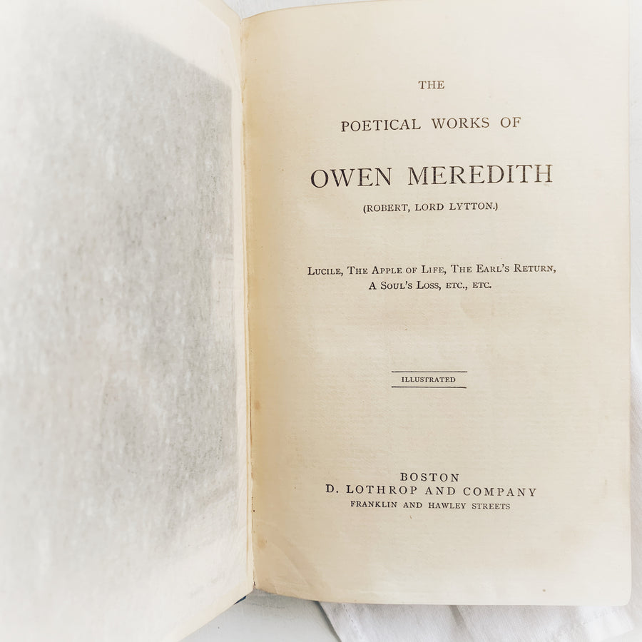 c.1875 - The Poetical Works of Owen Meredith