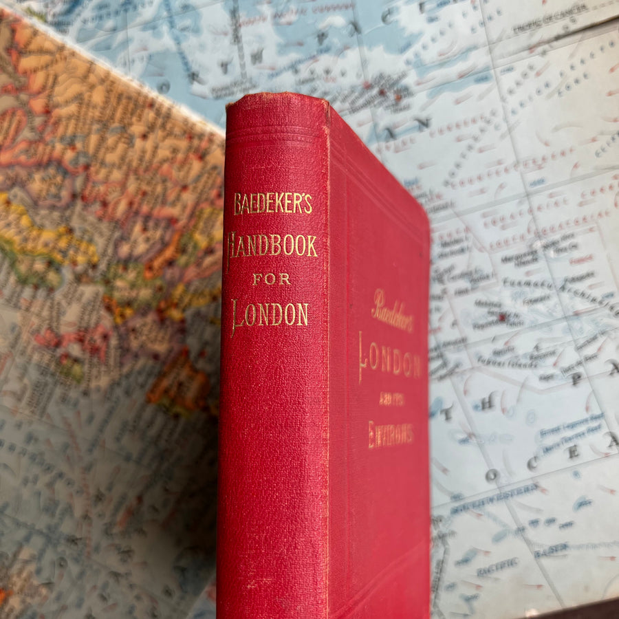 1911 - Baedeker’s London And Its Environs; Handbook For Travellers