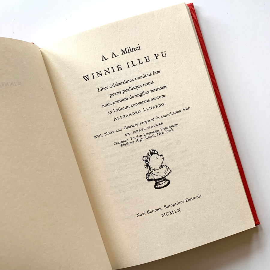 1960 - Winnie Ille Pu, A Latin Version of A. A. Milne’ she ‘Winnie-the-Pooh