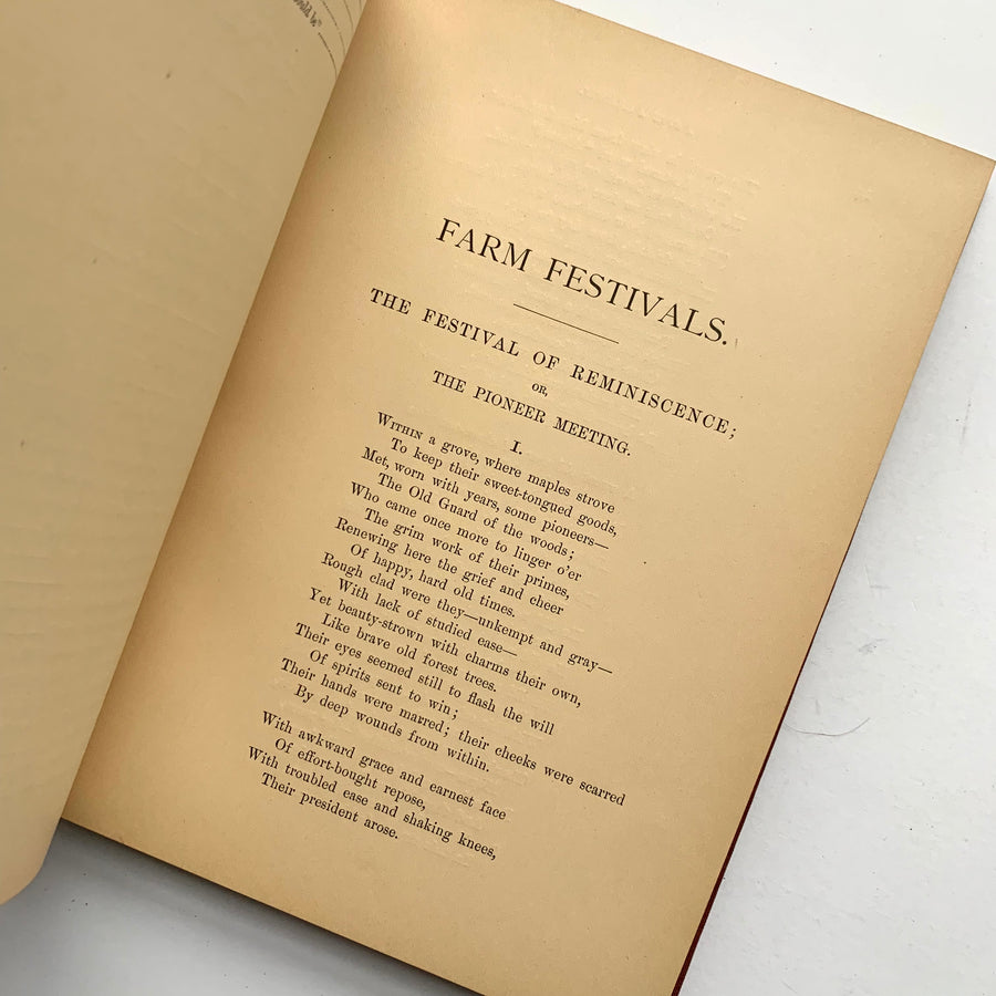 1881 - Farm Festivals, First Edition