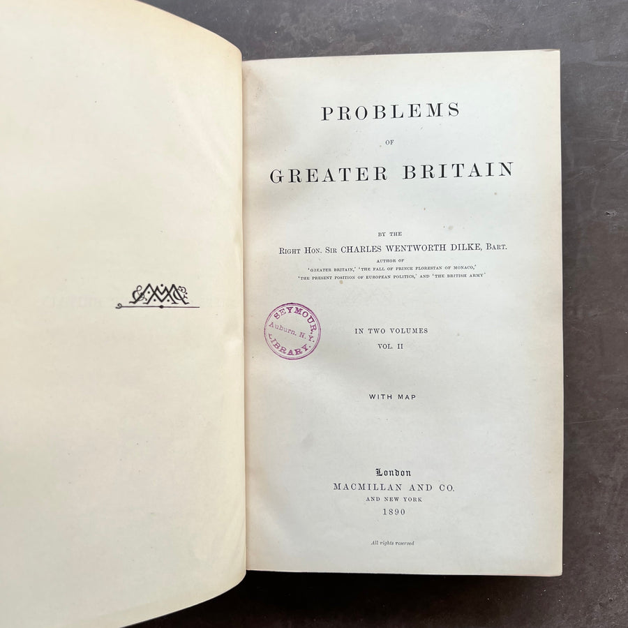 1890 - Problems of Greater Britain