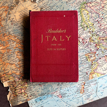 1904 - Baedeker’s Italy From The Alps To Naples; Handbook For Travellers
