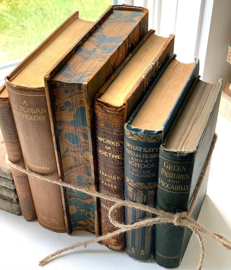 Antique Farmhouse Book Stack