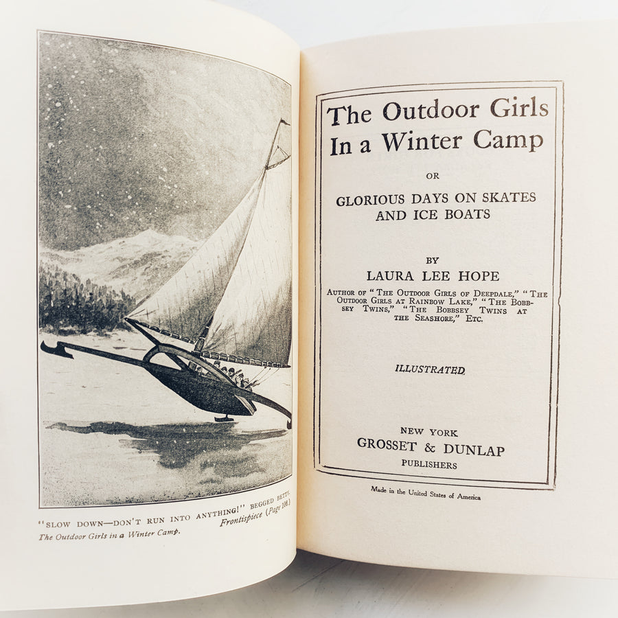 1913 - Laura Lee Hope’s The Outdoor Girls In A Winter Camp