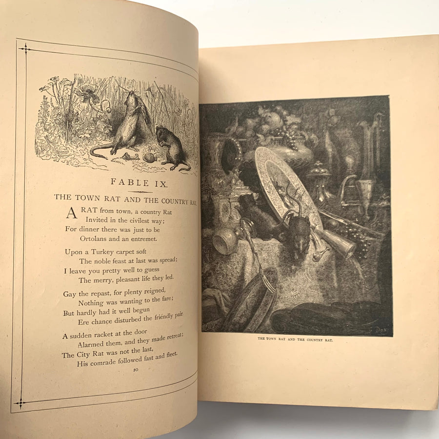 c.1897 - The Fables of Jean De La Fontaine