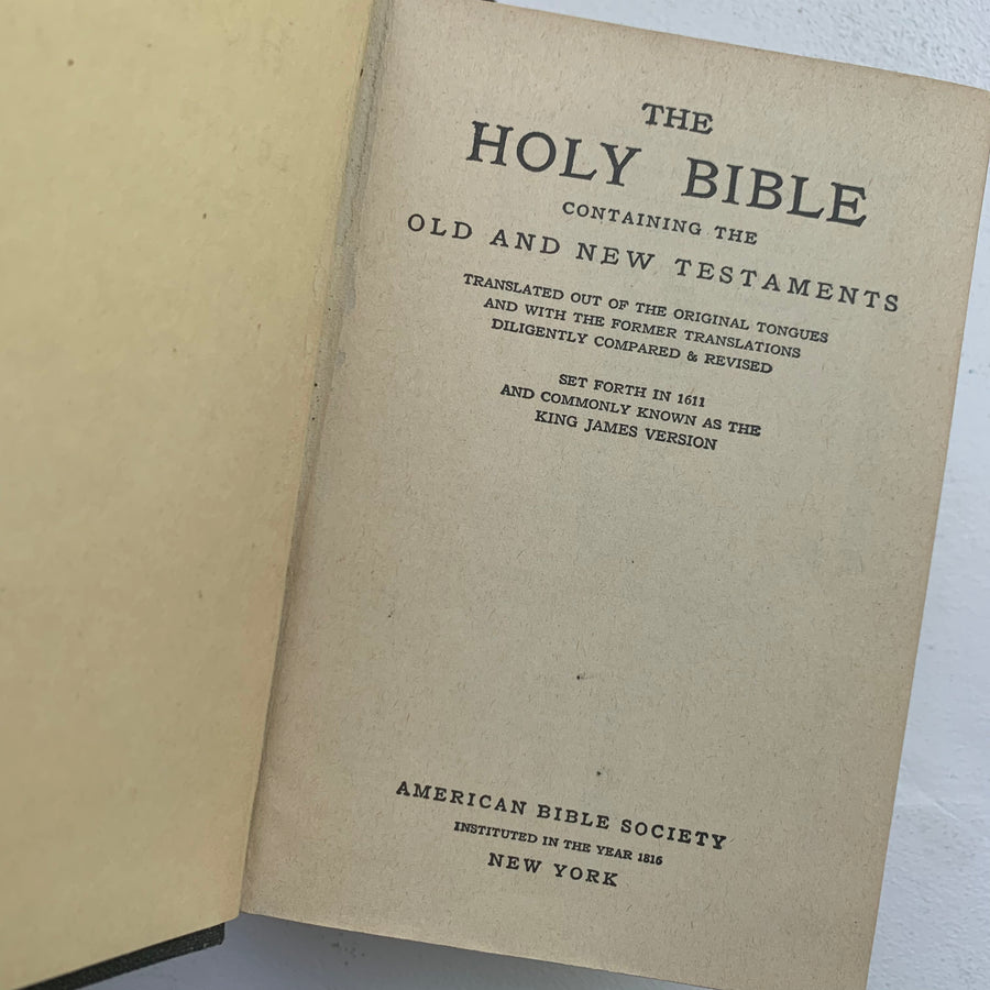 Antique Bible, Prayer Books, Hymnal Stack