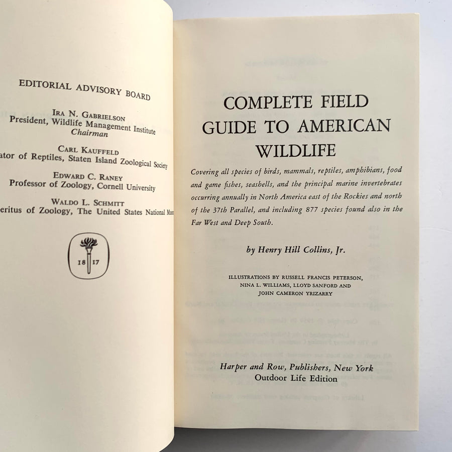 1959 - Complete Field Guide to American Wildlife, East, Central, & North