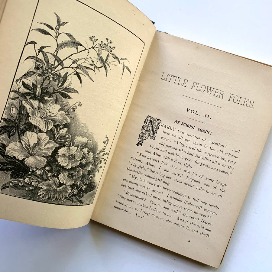1891 - Little Flower Folks or Stories From Flowerland For the Home and School