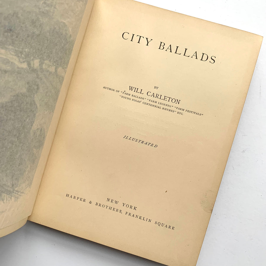 1885 - City Ballads, First Edition