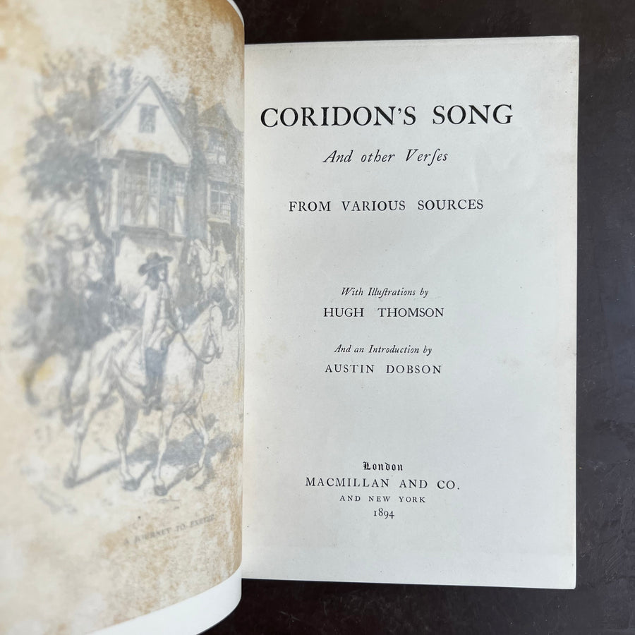 1894 - Coridon’s Song and Other Verses, First Edition