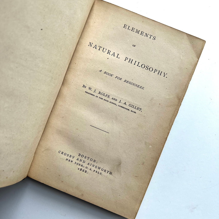 1868 - Elements of Natural Philosophy