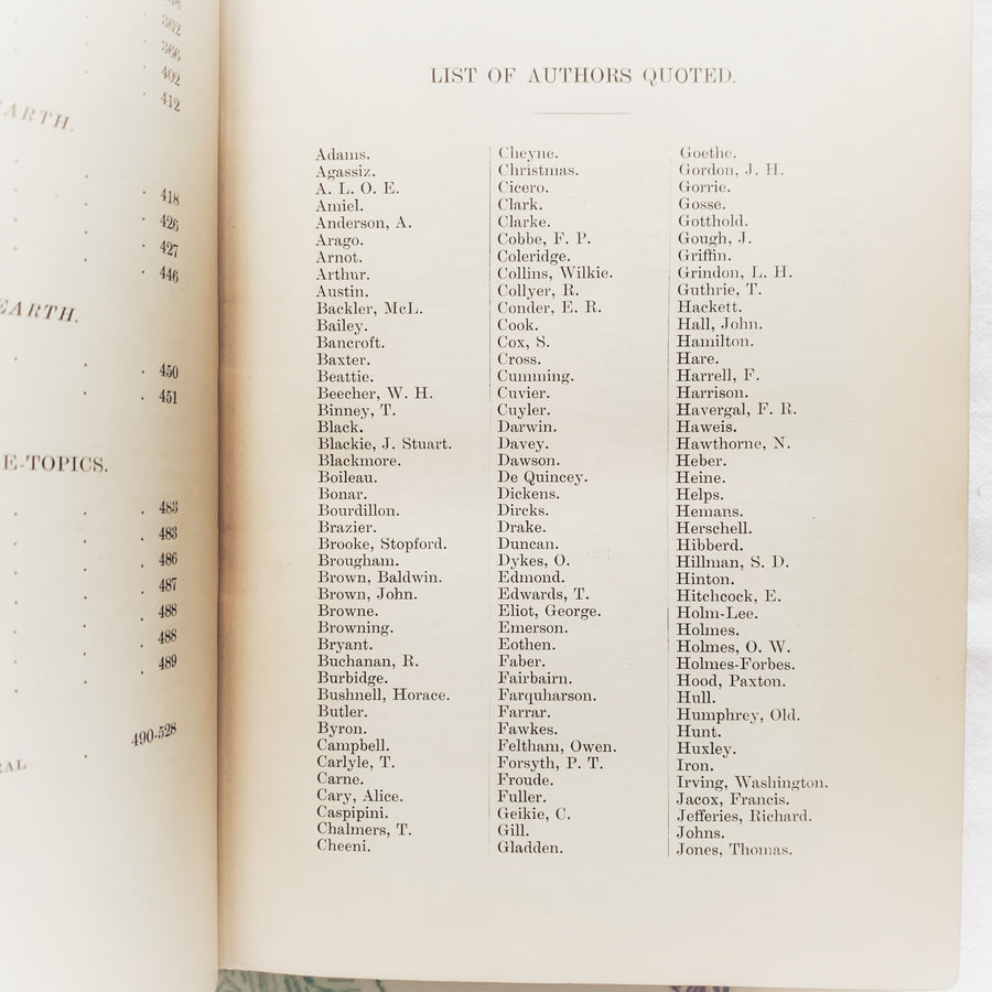 1892 - A Cyclopaedia of Nature Teachings