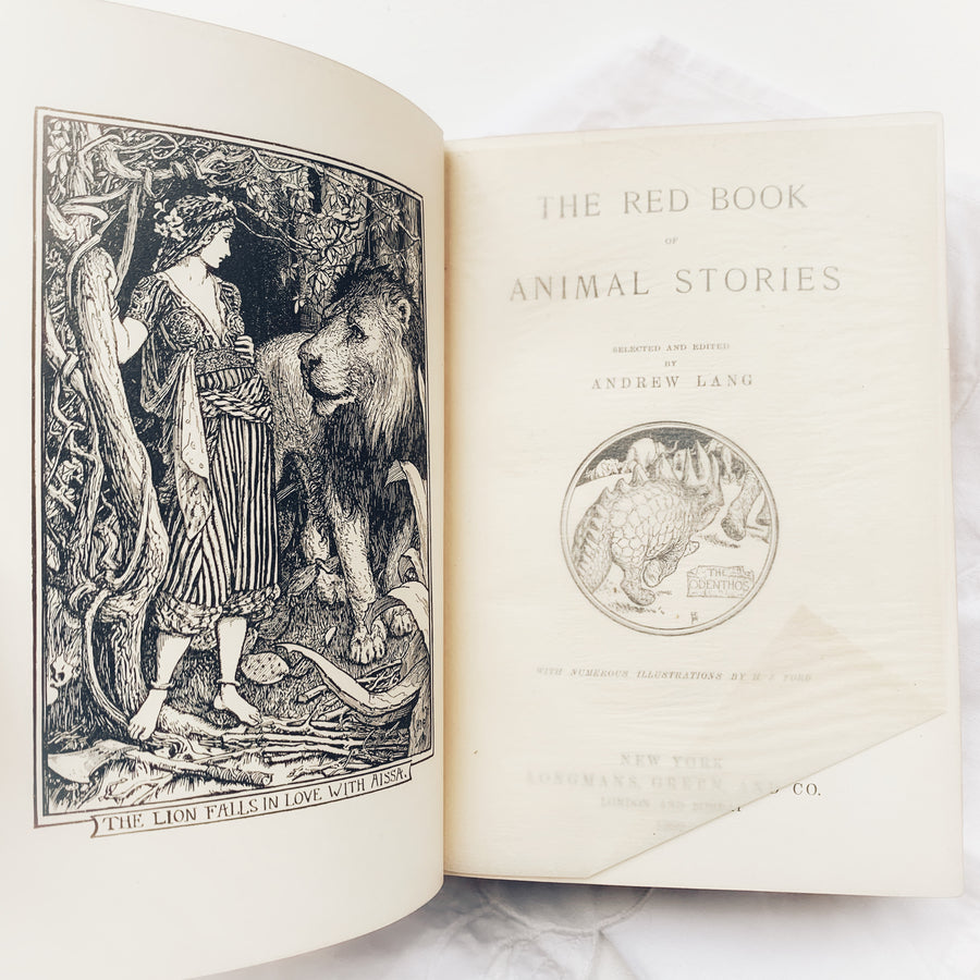 1899 - Andrew Lang’s, The Red Book of Animal Stories, First Edition