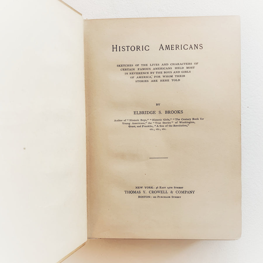 1899 - Historic Americans