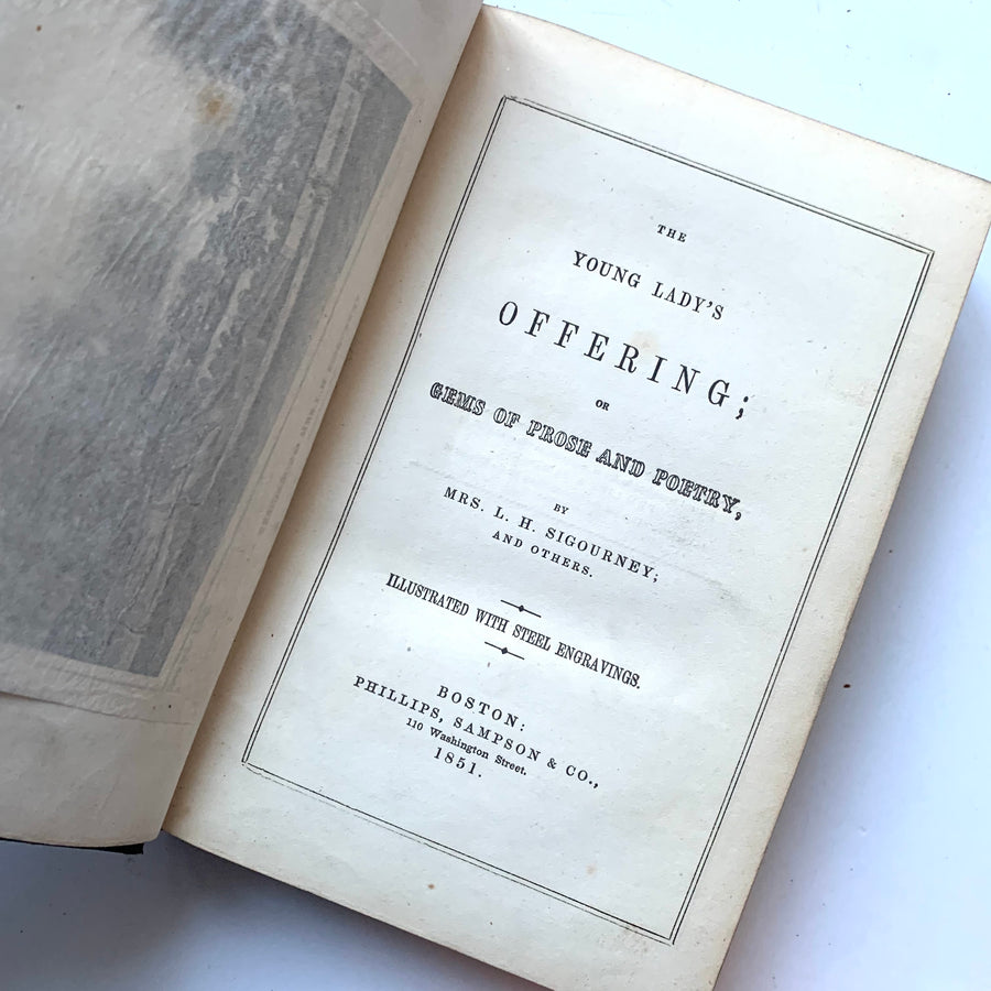 1851 - The Young Lady’s Offering; OR Gems of Prose and Poetry