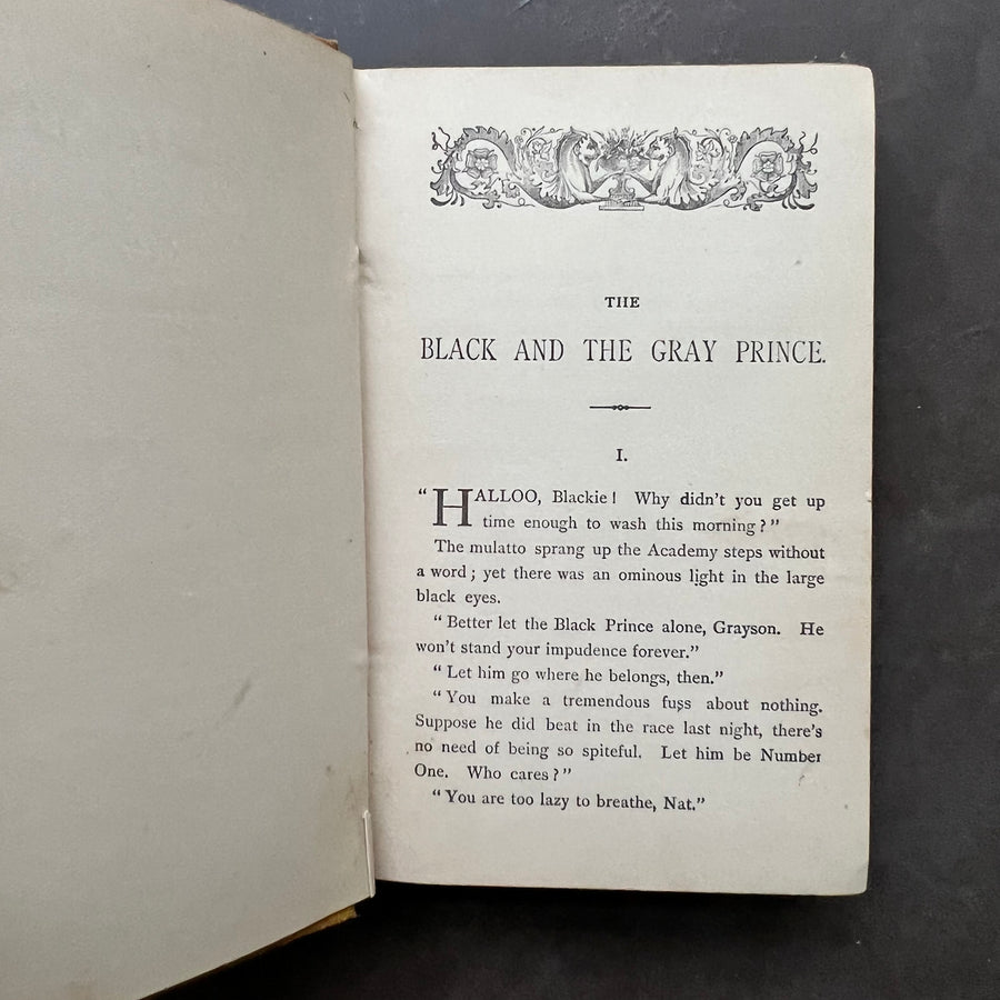 c.1880s - The Black and Gray Prince and Other Stories By Famous Authors