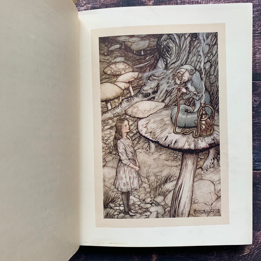 c.1907  - Alice’s Adventures in Wonderland, Arthur Rackham Illustrated, U.S. First Edition Thus