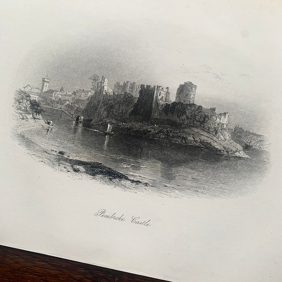 1895 - Pembroke Castle, Engraving