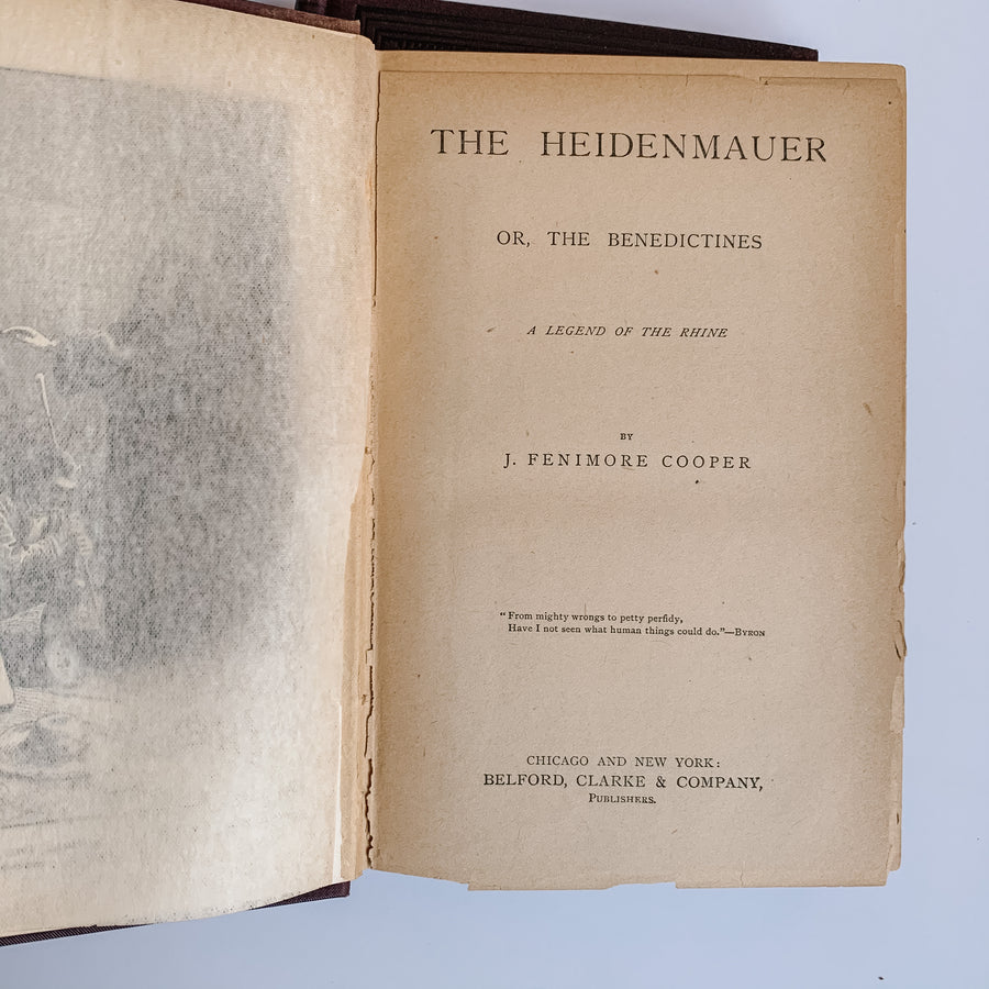 c. Mid-Late 1800s - James Fenimore Cooper’s - The Heidenmauer & The Monikins